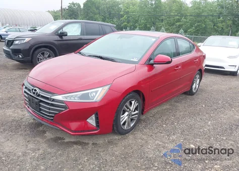 2019 Hyundai Elantra Value Edition из США, поврежденный, VIN KMHD84LF1KU787565